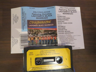 Ladysmith Black Mambazo: Zibuyinhlazane c-kasetti