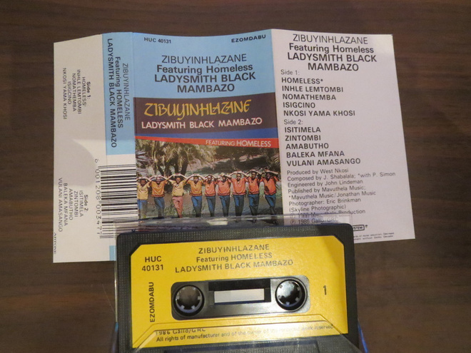 Ladysmith Black Mambazo: Zibuyinhlazane c-kasetti