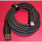 Musta Toocki USB A - USB C data/pikalatauskaapeli /2m #29018 - pikkukuva 2