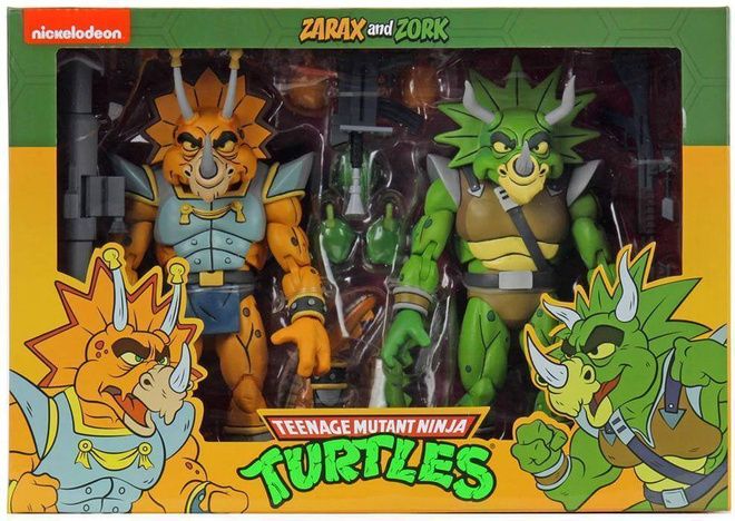 NECA TMNT 2-Pack Captain Zarax & Zork 1 - HEAD HUNTER STORE.