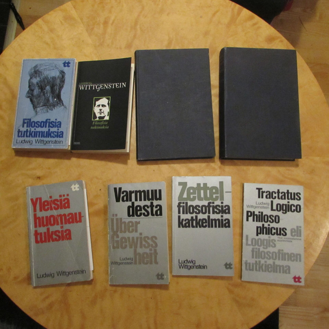 Ludwig Wittgenstein: kahdeksan kirjan lajitelma