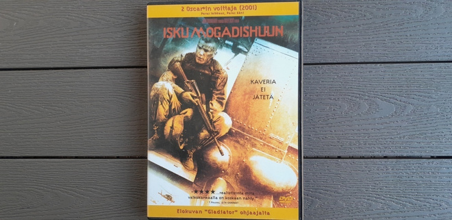 DVD: Isku Mogadishuun (Josh Hartnett, Ewan McGregor 2001)