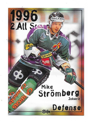 1996-97 Sisu RedLine All-Stars #183 Mika Strömberg  Jokerit