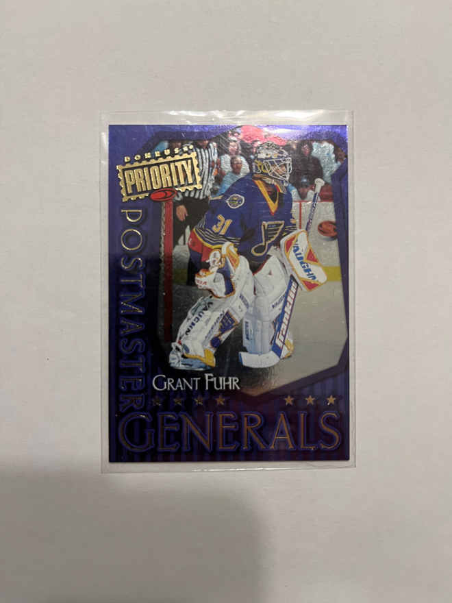 1997-98 Donruss Priority Postmaster Generals Grant Fuhr/1500