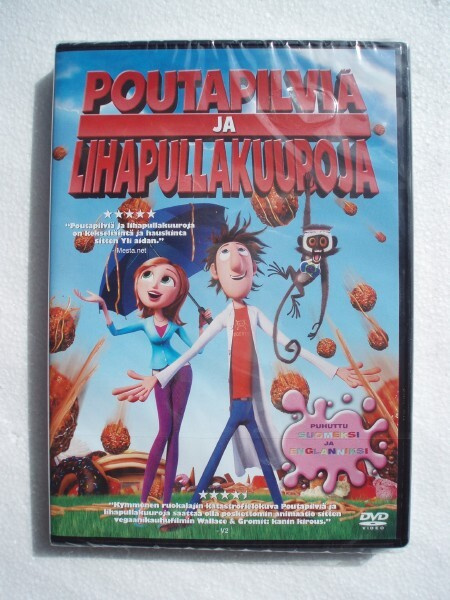 Poutapilviä ja lihapullakuuroja DVD