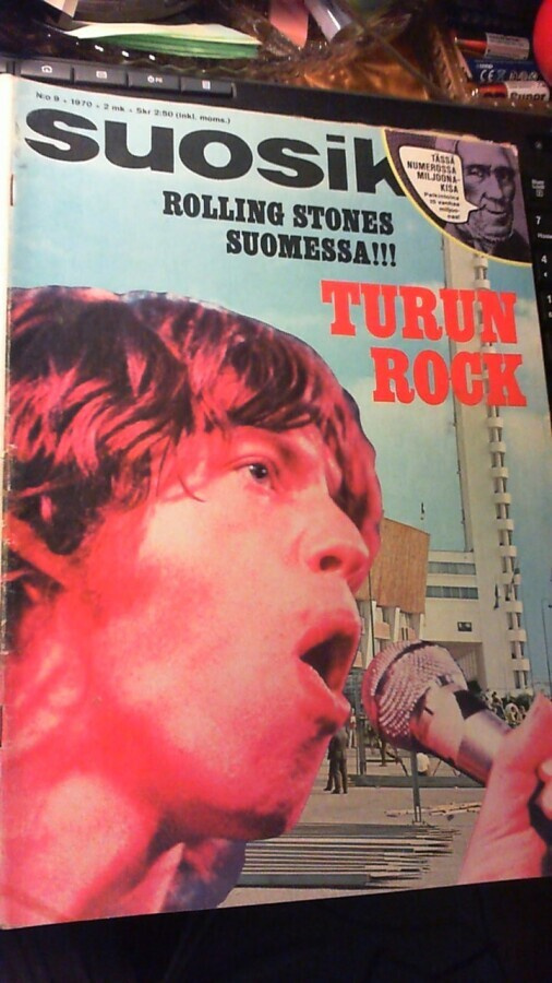 Suosikki 9/1970: Jimi Hendrix, Vesa Aaltonen, Rolling Stones
