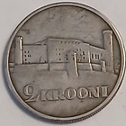 Eestin hopea 2 krooni vuodelta 1930. - pikkukuva 1