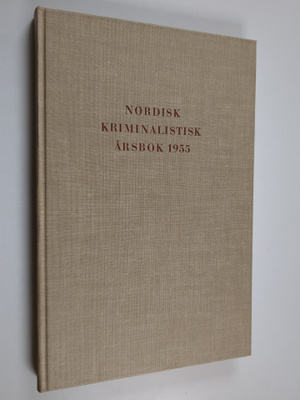 Nordisk kriminalistisk årsbok 1955