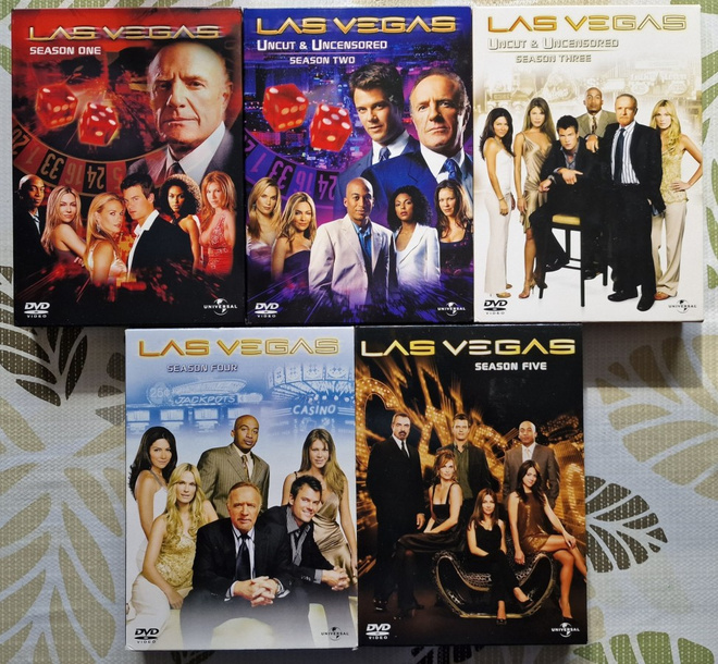 LAS VEGAS kaudet 1 - 5 - DVD boxit  [KOKO SARJA]
