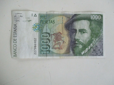 SPAIN 1000 PESETAS 1992 (K1-S5)