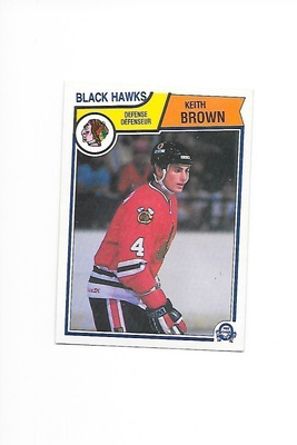 1983-84 OPC #98 Keith Brown Chicago Blackhawks