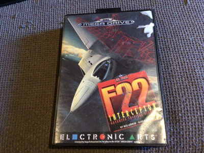 sega megadrive f22 interceptor pal