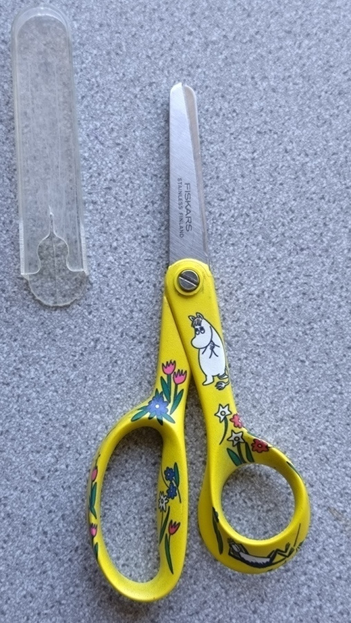 Lasten muumiaiheiset sakset, Fiskars
