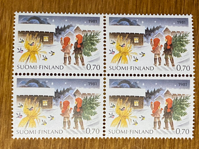 JOULU 0,70MK 1981 NELIÖ**