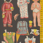 Paperinukke tyttö 1940-luku - pikkukuva 1