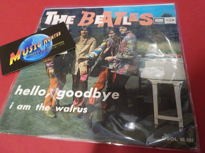 THE BEATLES - HELLO, GOODBYE EX+/EX+ 7'' SINGLE