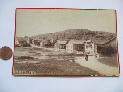 Petsamo Kirkkolahti kabinettikuva 16x11cm n 1900