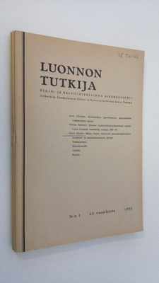 Luonnon tutkija vuosikerta 1958