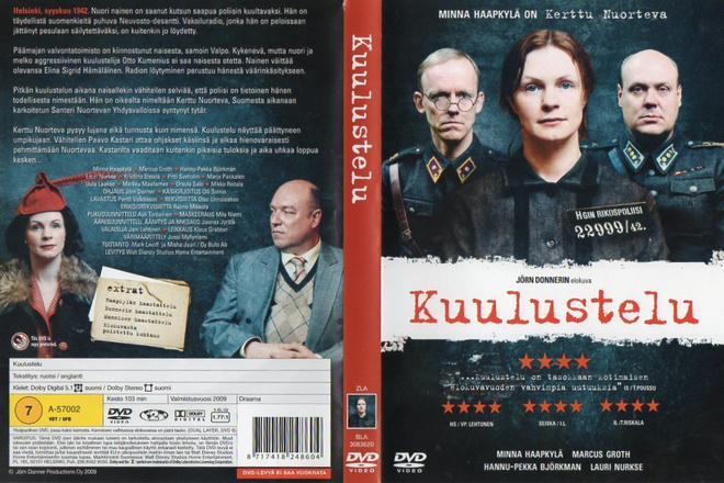 KUULUSTELU	(24 513)	-FI-	DVD		minna haapkylä	, 2009