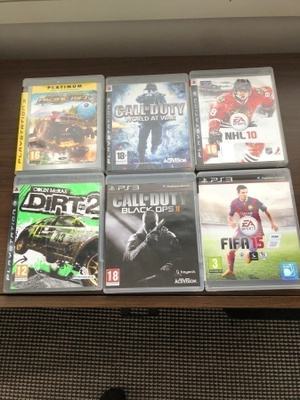 6 x PS3-peli