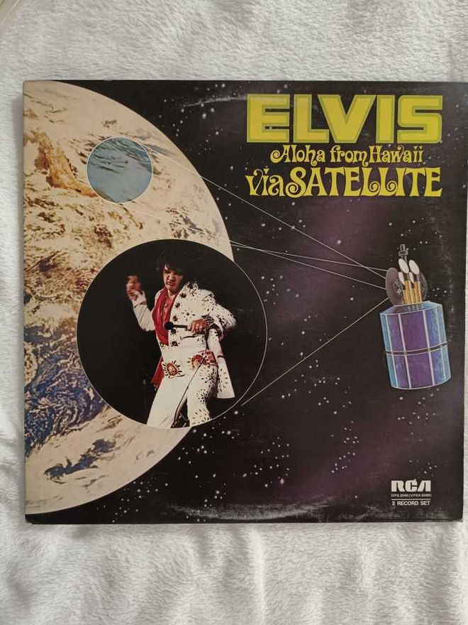 ELVIS - ALOHA FROM HAWAII via SATELLITE 2-LP UK -73