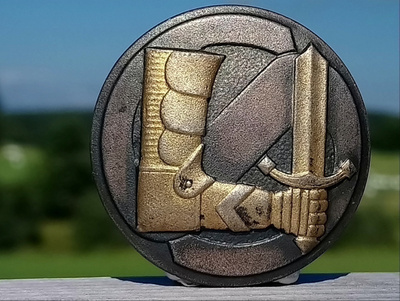 Suojeluskunta merkki. Numeroitu. 1Luokka. Halkaisija - 36 mm