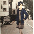 kortti ** Muotia 1920-1930-luvuilta - eril. taittokortteja - pikkukuva 2
