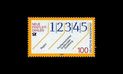 Saksa 1659 ** Uudet postinumerot (1993)