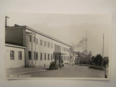 VANHA kortti Kuopio Rautatieasema 1950-l Alkup.Mallikappale