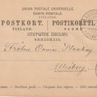 1899 10p Ehiökortti Haukiputaalta Ouluun - pikkukuva 1