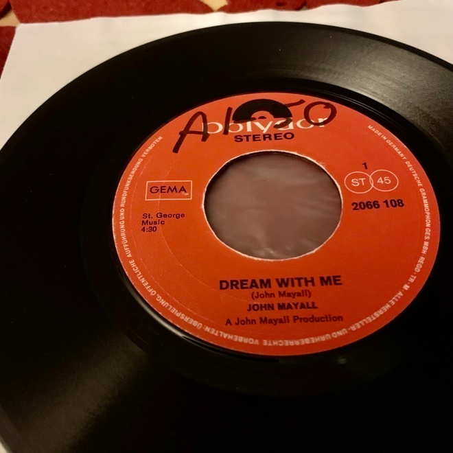JOHN MAYALL: Dream With Me * Mr.Cencor Man* GER 1971