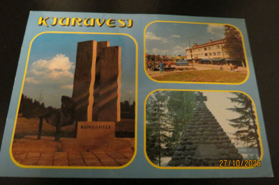 KIURUVESI 1984 KULKENUT POSTIKORTTI