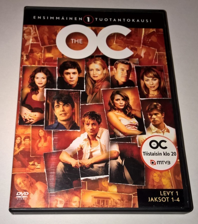 THE OC LEVY 1 ENSIMMÄINEN TUOTANTOKAUSI 1-4 JAKSOT DVD