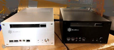 SilverStone LC12 , HTPC / Media center , Musta tai Hopea