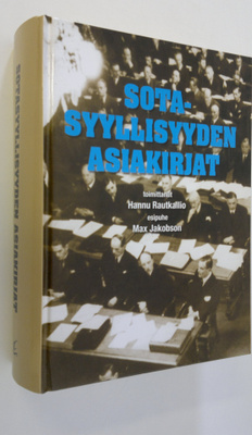 Hannu (toim.) Rautkallio : Sotasyyllisyyden asiakirjat