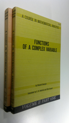 Eduard ym. Goursat : A Course in Mathematical Analysis : ...