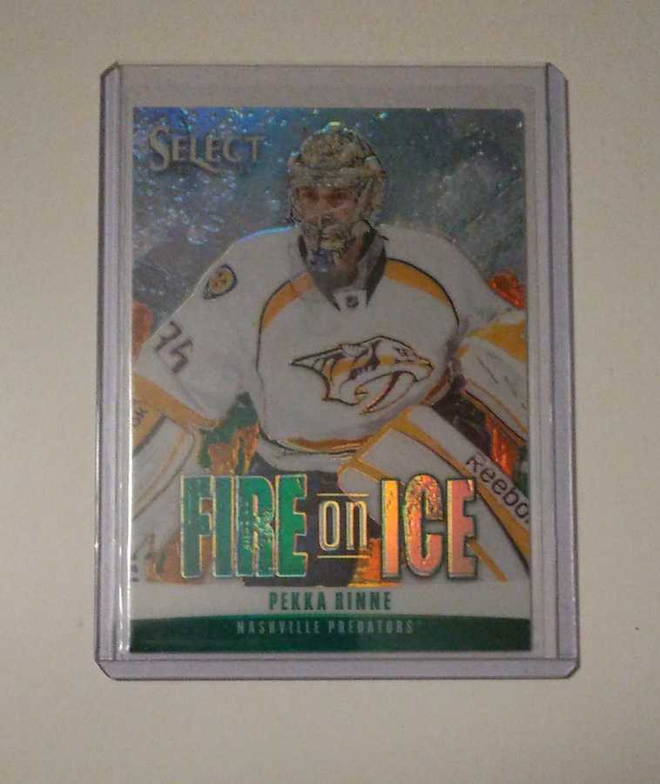 13-14 Select Fire on Ice Pekka Rinne (green) /25