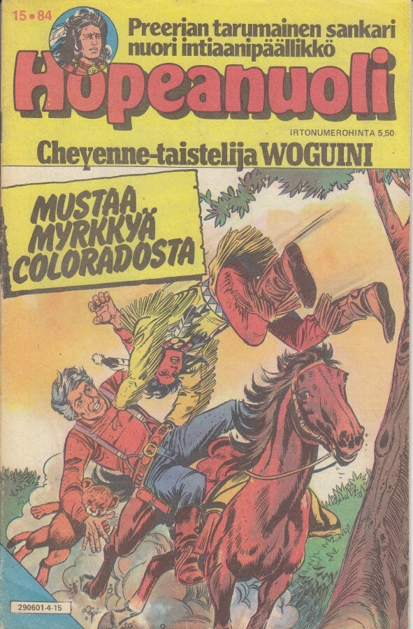 Hopeanuoli 15/1984 Mustaa myrkkyä Coloradossa