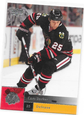 2009-10 Upper Deck #111 Cam Barker Chicago ex- Ilves