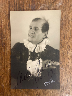 MATTI AULOS, SIGNEERATTU VALOKUVA, 1939