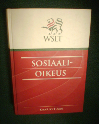 Kaarlo Tuori : SOSIAALIOIKEUS ( 2 p. 2000 ) Sis.pk:t