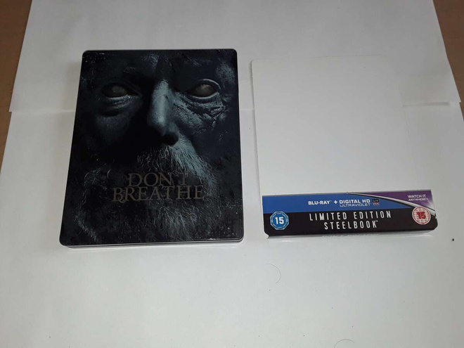 Don't Breathe - UK/SF Region B Blu-Ray (Steelbook)