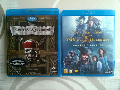 Pirates Of The Caribbean 1-5 Blu-Ray