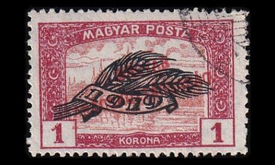 Unkari 305 o Parlamenttitalo vehnäntähkä pp 1 Kr (1920)