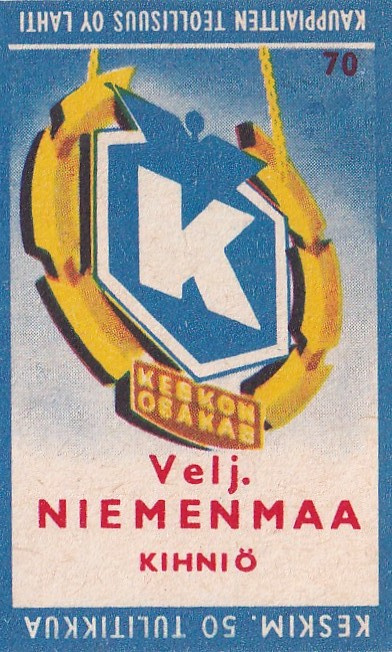 Kihniö, Velj. Niemenmaa. Kesko 70 , 1/12