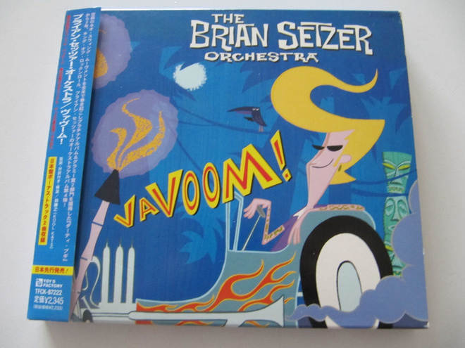 The Brian Setzer Orchestra Vavoom! Japanilainen CD OBI