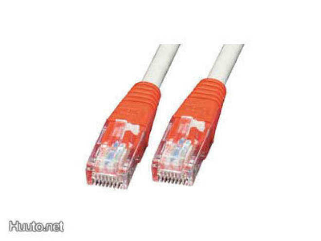 Digitus Ristiinkytketty verkkokaapeli, UTP, Cat5e, RJ45, 10m