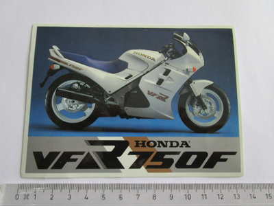 Vintage Honda moottoripyörä-tarra