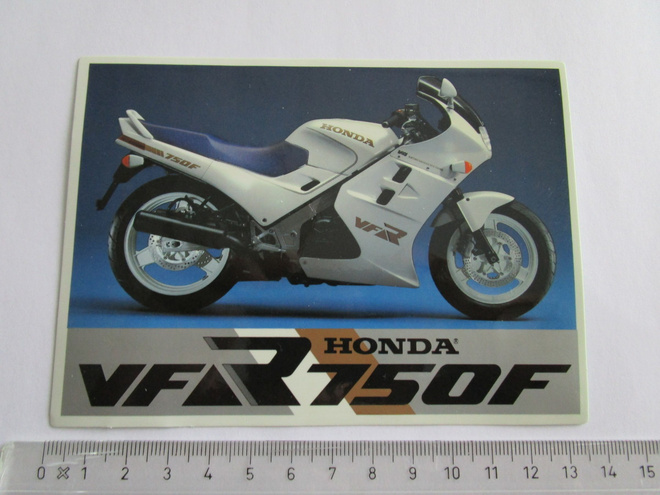 Vintage Honda moottoripyörä-tarra
