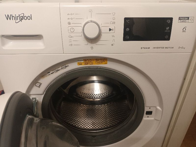Whirpool kuivaava pyykinpesukone KIIRE